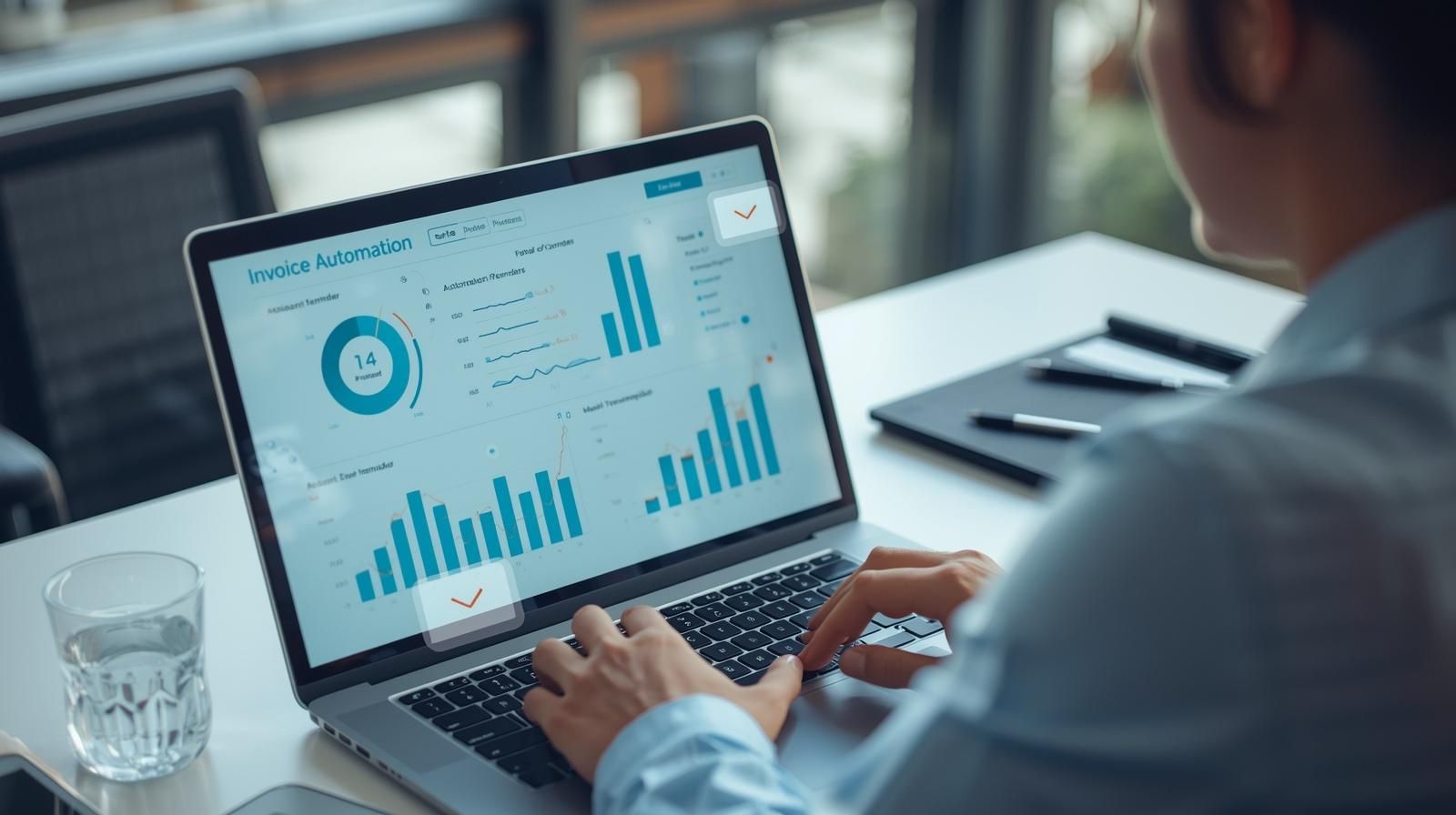 Tracking invoice automation metrics with email and SMS reminders to optimize payments