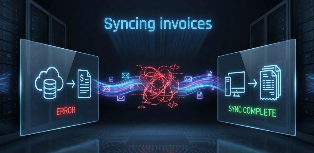 syncing invoices across tools